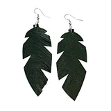 recycled leather upcycling earrings